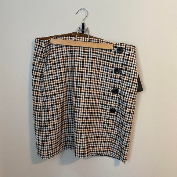 RW&Co Houndstooth Pencil Skirt NWT - Picture 2 of 8